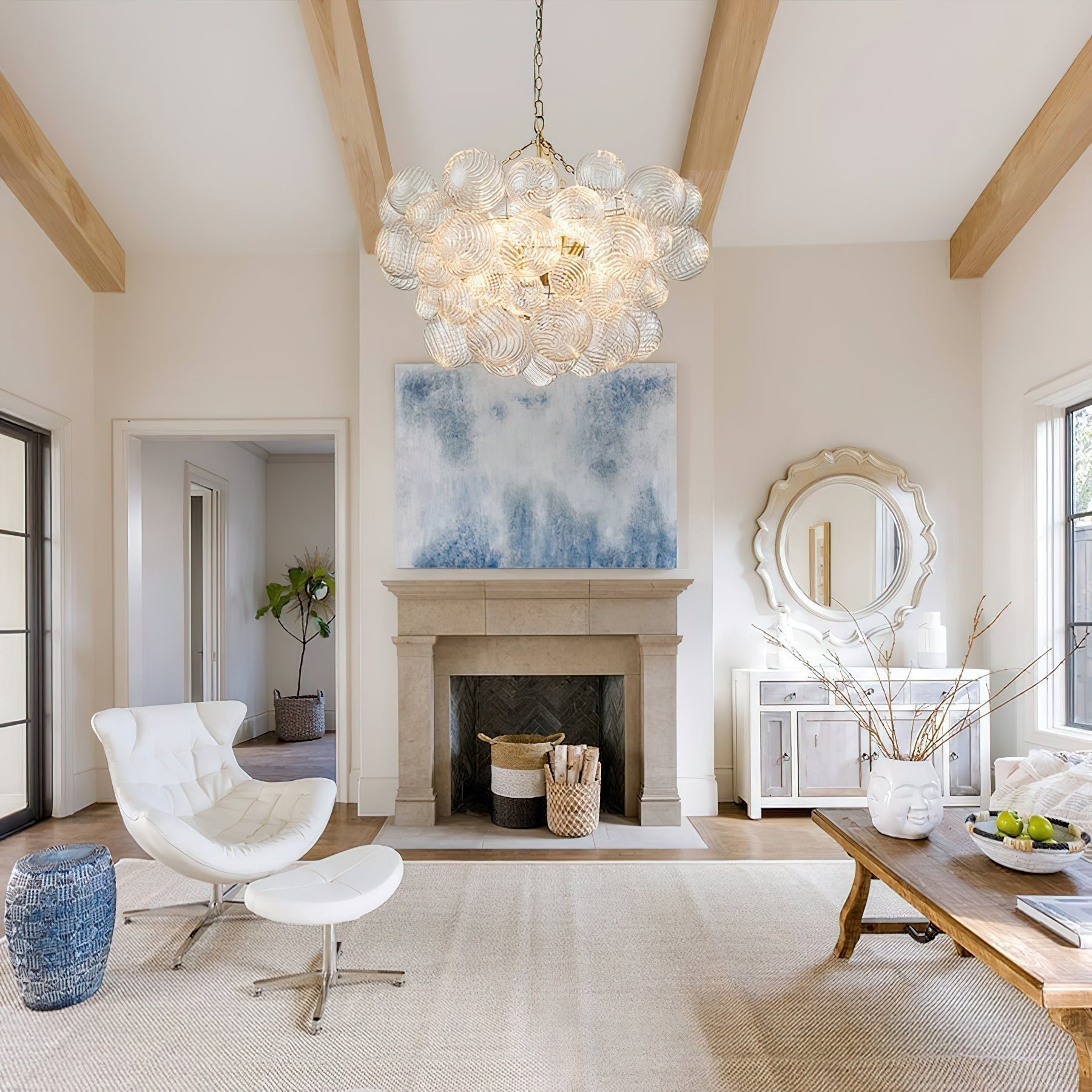 Aurora Chandelier Glass Ball Bubble Modern | ventumra