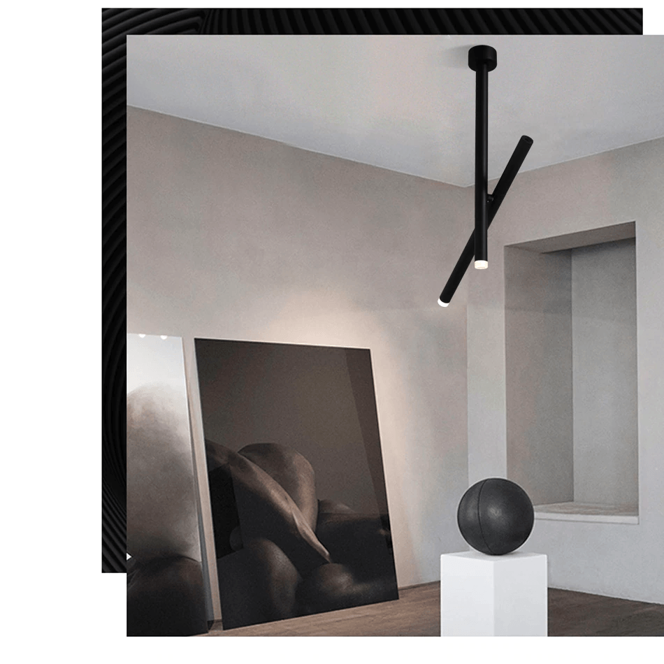 AstraArc Hanging Tube Pendant Light for Modern Interiors