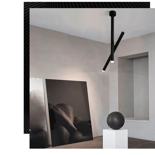 AstraArc Hanging Tube Pendant Light for Modern Interiors
