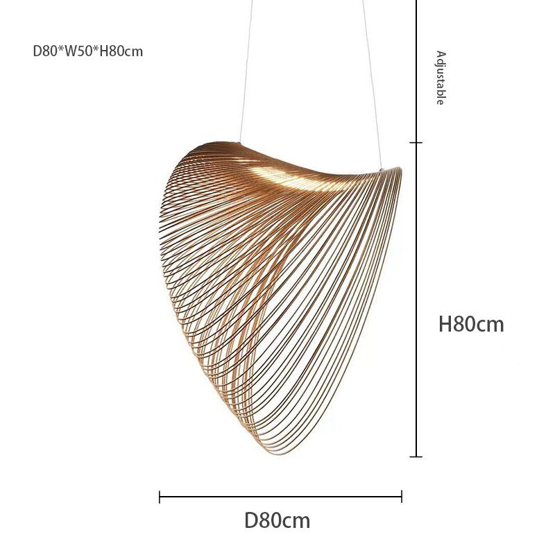 Quorin Nordic Abstract Pendant Light for Modern Living Rooms
