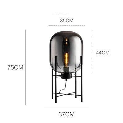 Astra Nordic Glass Floor Lamp For Elegant Modern Living