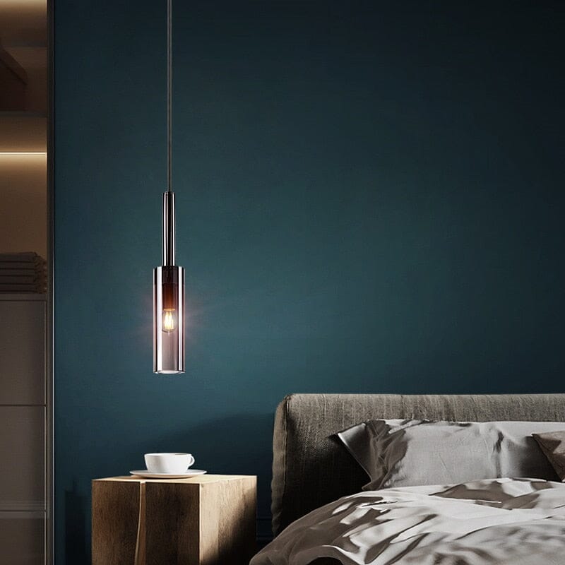 Elegant Lyrian Copper And Crystal Nordic Pendant Lights Set