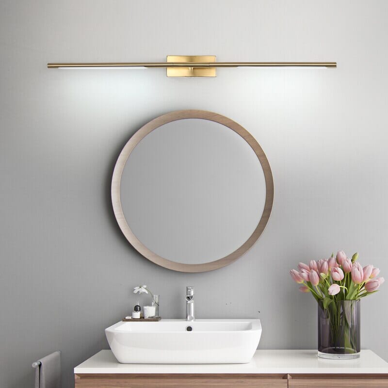 Aurelia Wall Vanity Lamp in Acrylic and Wrought Iron
