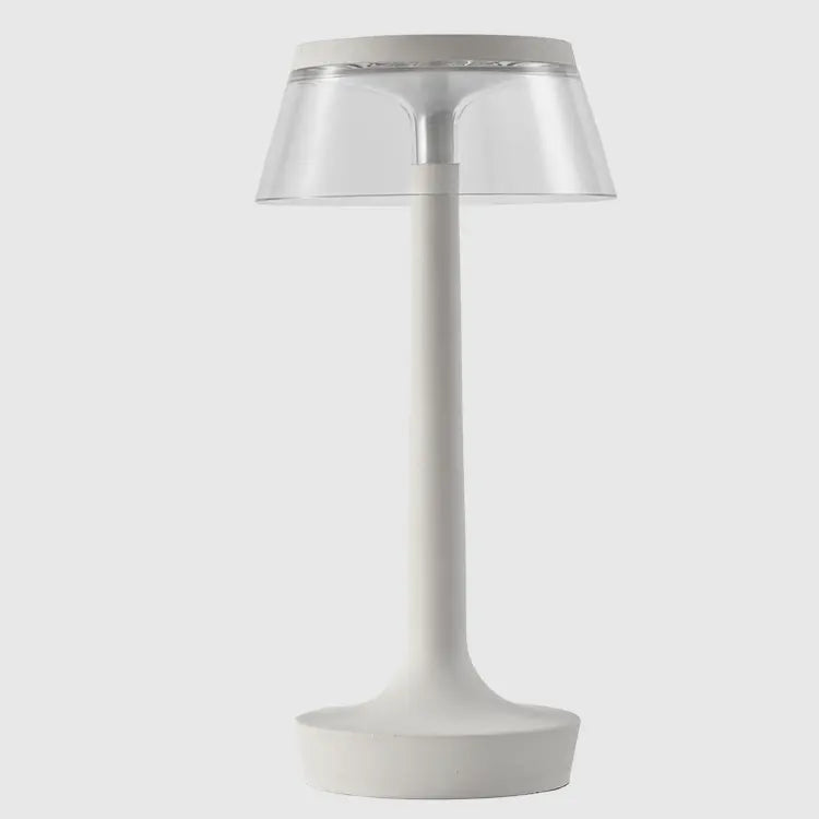 LuxeAura Crystal Touch Table Lamp With Rechargeable Glow