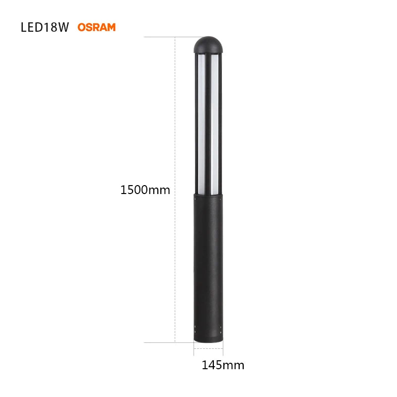 Nexa IP54 Waterproof LED Courtyard Lamp With Acrylic Shade