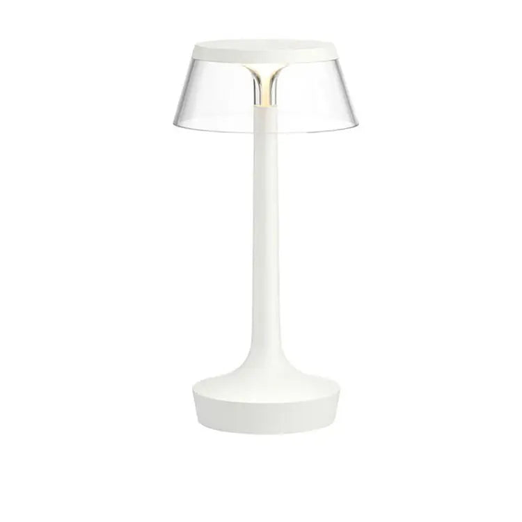 LuxeAura Crystal Touch Table Lamp With Rechargeable Glow