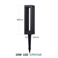 LumaGard LED Outdoor Lawn Lamp Weatherproof Garden Light