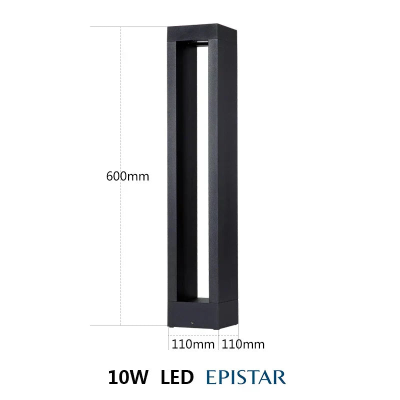 LumaGard LED Outdoor Lawn Lamp Weatherproof Garden Light