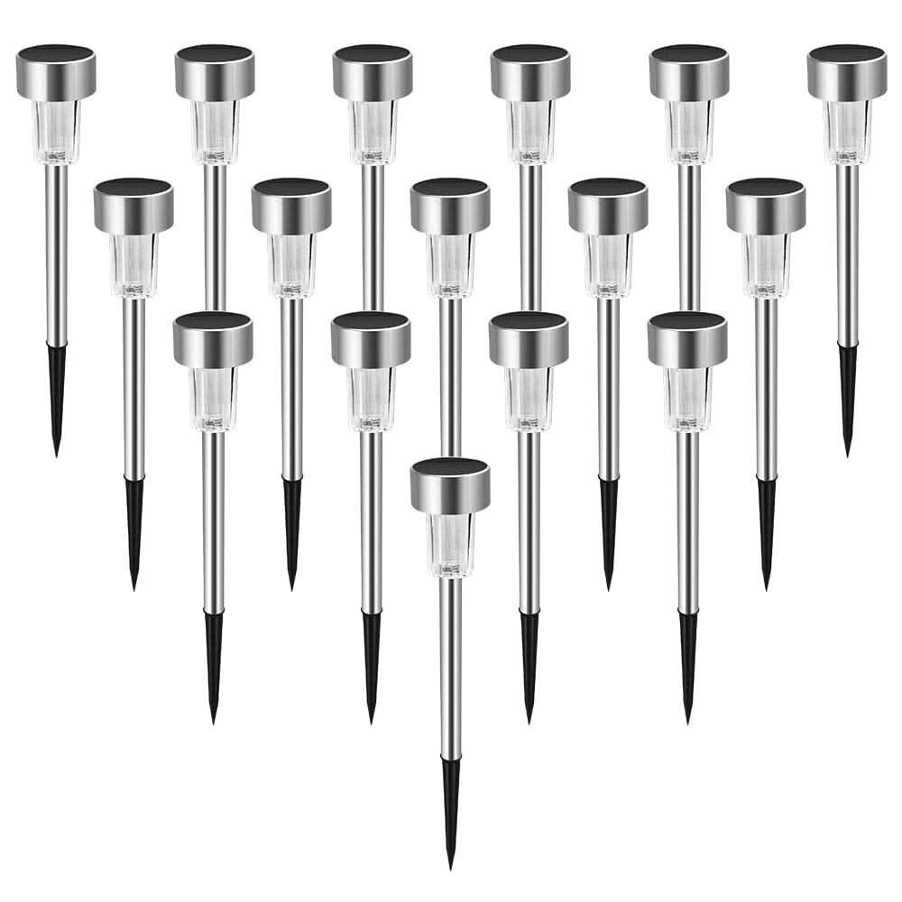 Solar-LED-Gartenlampe — Wetterfest, energieeffizient, integrierter Lichtsensor