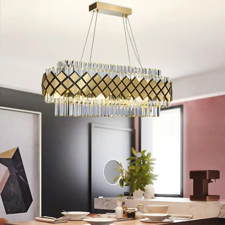 Aurelia Glass Pendant Light in Modern Luxury Glow Finish