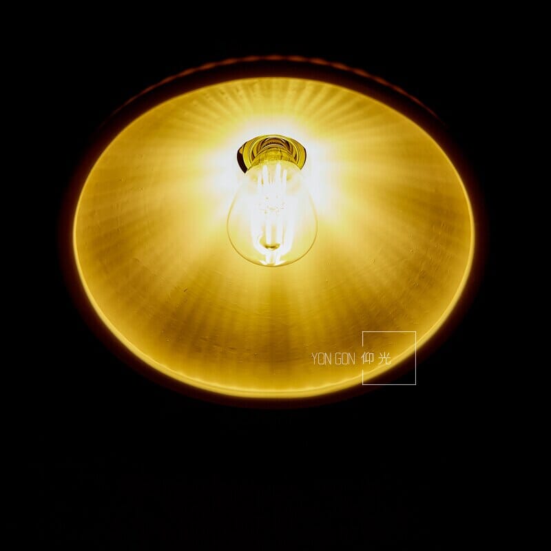 Liora Nordic White Ceramic Pendant Light With Brass Holder