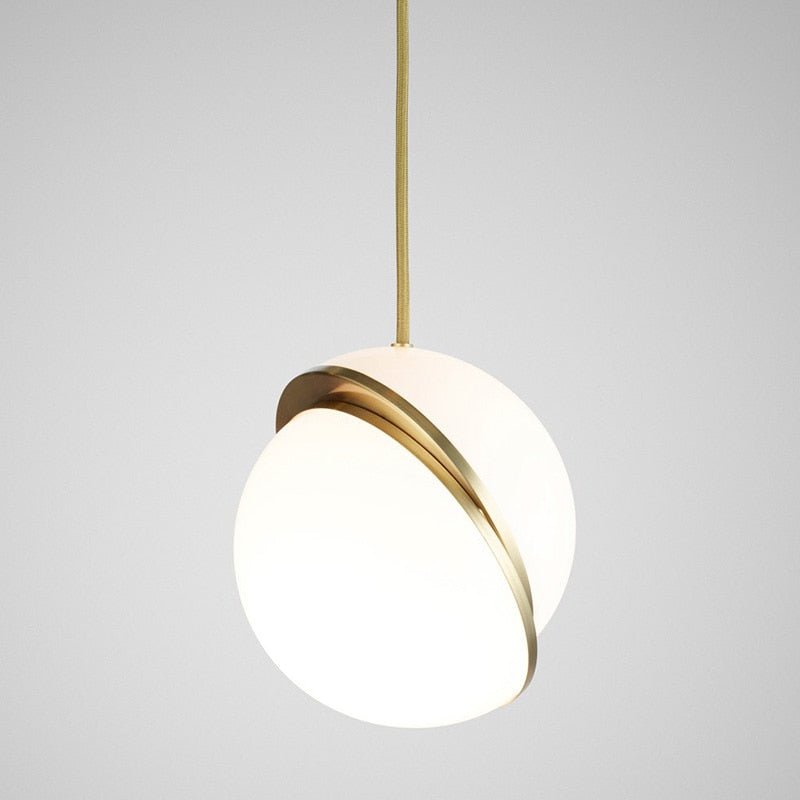 NyraHalo Orb Moon Pendant Light for Living Room Ceiling Lamp