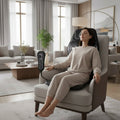 CalmCushion Electric Back Massage Cushion — Corded Vibration & Heat Function