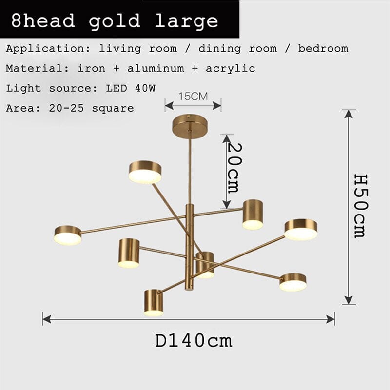 AstraLume Pendant Light with Dimmable LEDs and Adjustable