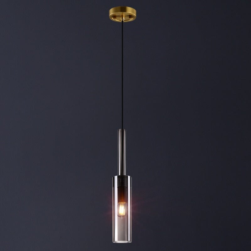 Elegant Lyrian Copper And Crystal Nordic Pendant Lights Set