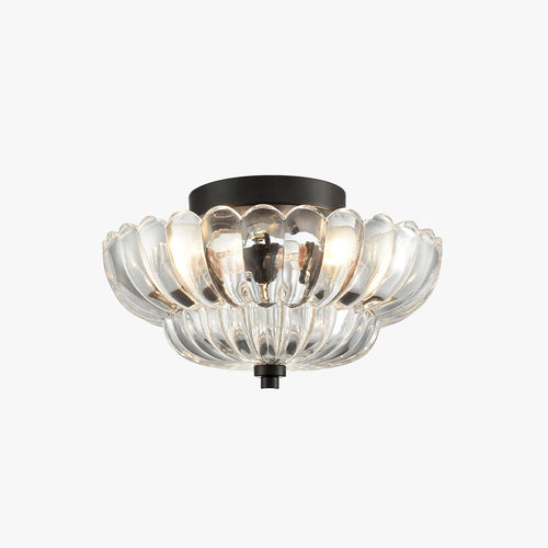 Arisha Modern Umbrella Glass Flush Mount Ceiling Light - Neutralighting