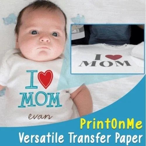Carta transfer termoadesiva resistente NovaPrint — trasferimento di immagini nitide, fogli standard