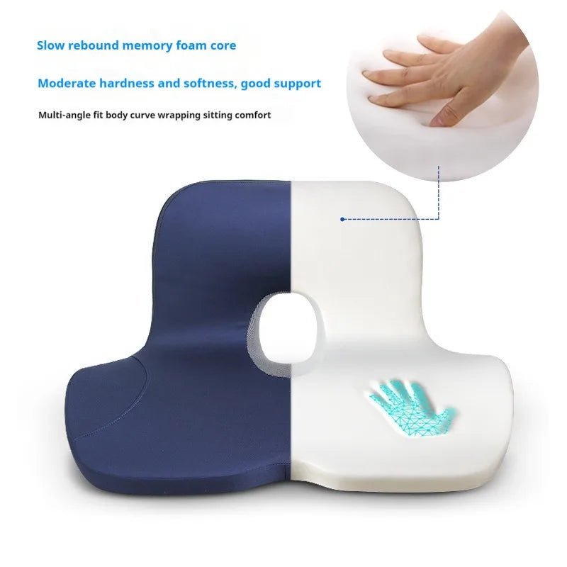 ContourEase L-Shaped Memory Foam Pillow — Targeted Alignment Cushion