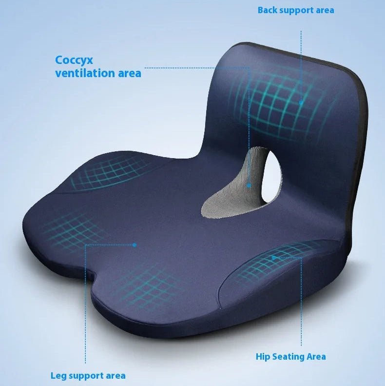 ContourEase L-Shaped Memory Foam Pillow — Targeted Alignment Cushion