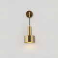 Solara Gold Adjustable Wall Lamp for Modern Living Spaces