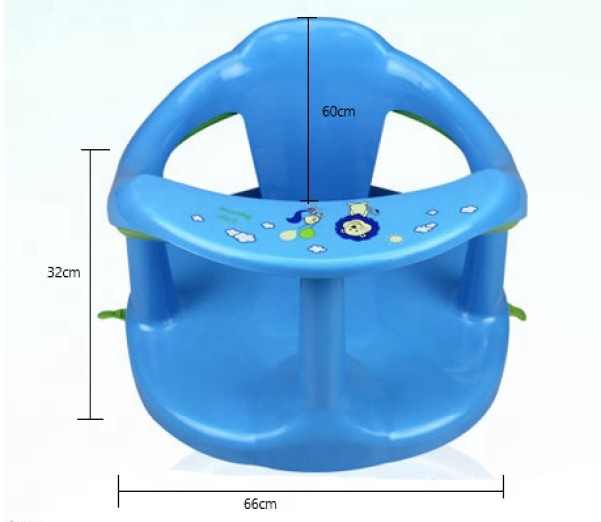 Toddler Bath Seat — Non-Slip Design with Supportive Backrest