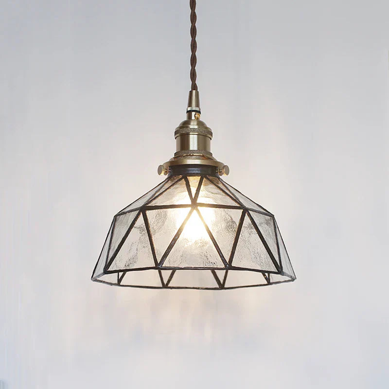 Vera Dome Glass Pendant Lights Vintage Loft Style Decor