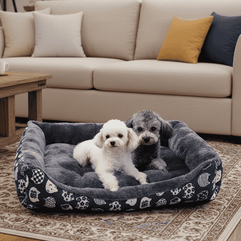 CloudHaven Ultra Soft Dog Lounger Nest — Generously Padded, Rounded Walls