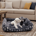 CloudHaven Ultra Soft Dog Lounger Nest — Generously Padded, Rounded Walls