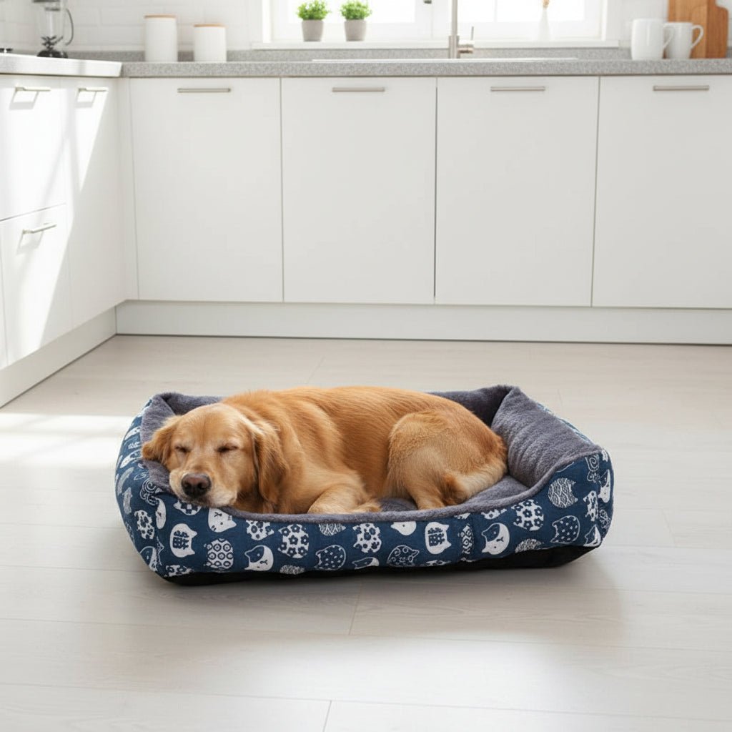 CloudHaven Ultra Soft Dog Lounger Nest — Generously Padded, Rounded Walls