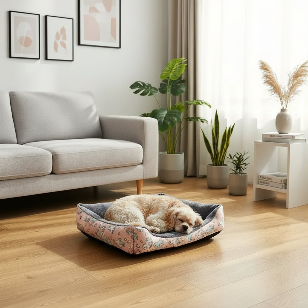CloudHaven Ultra Soft Dog Lounger Nest — Generously Padded, Rounded Walls