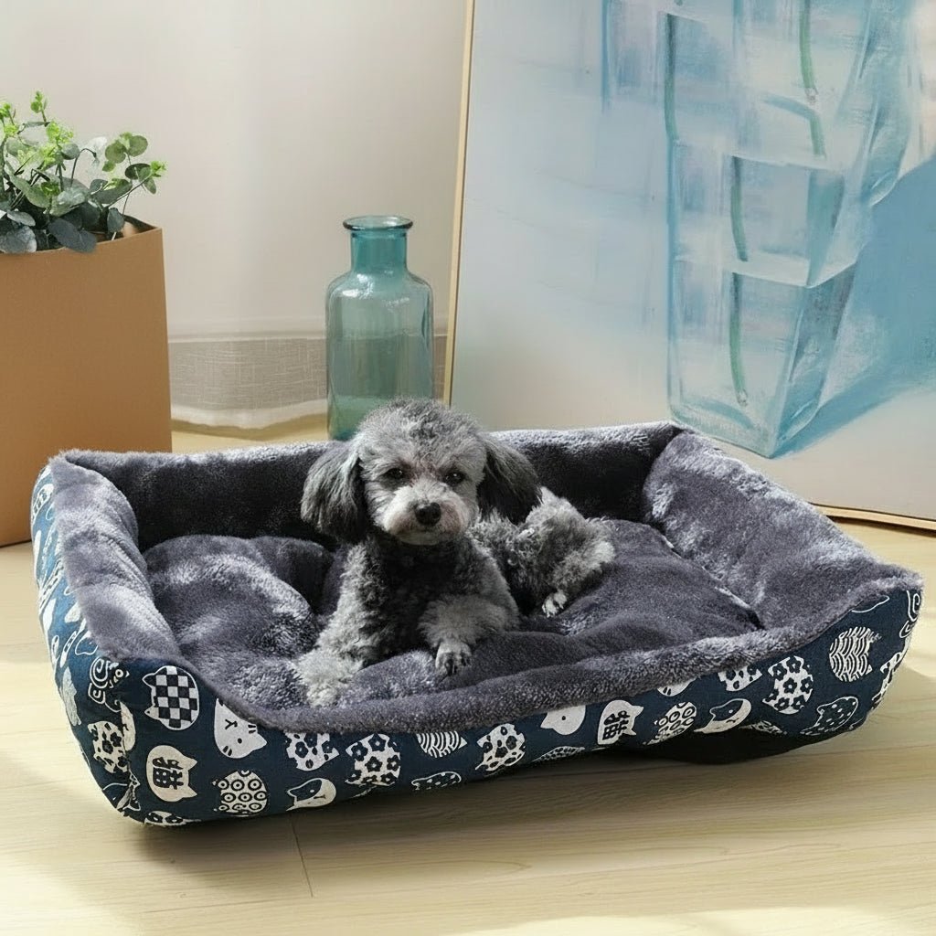 CloudHaven Ultra Soft Dog Lounger Nest — Generously Padded, Rounded Walls