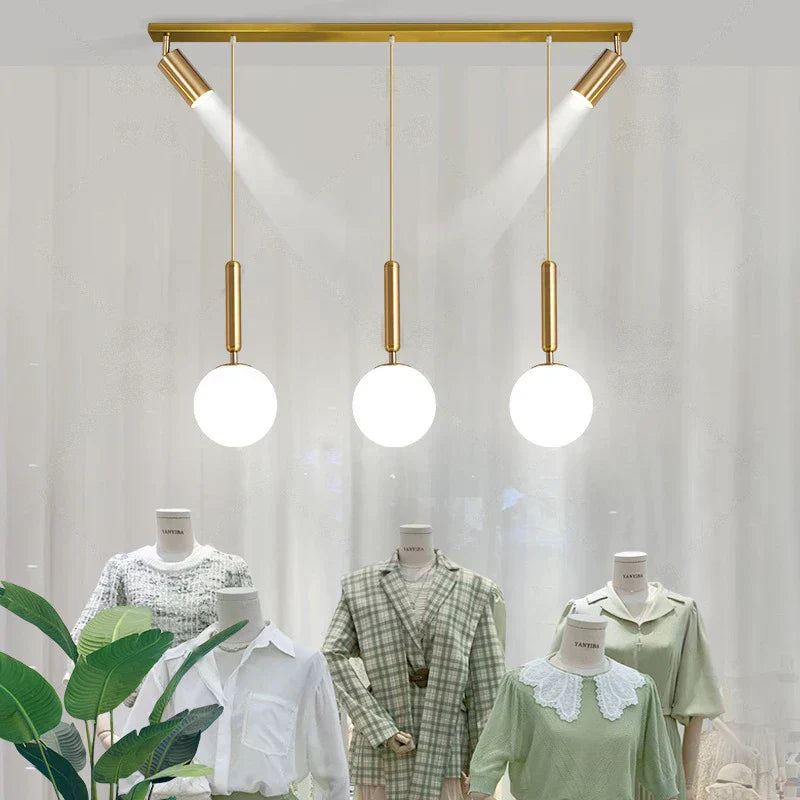 Lyra Three-Head Glass Pendant Light for Modern Homes