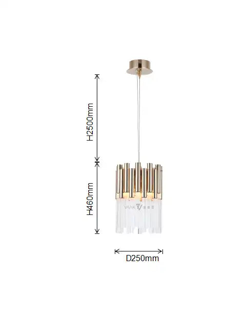 Aurelia Crystal Wall Lamp Golden Glass Round Luxury