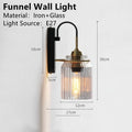 LumiNest Glass Wall Light Nordic Minimalist Lamp Design