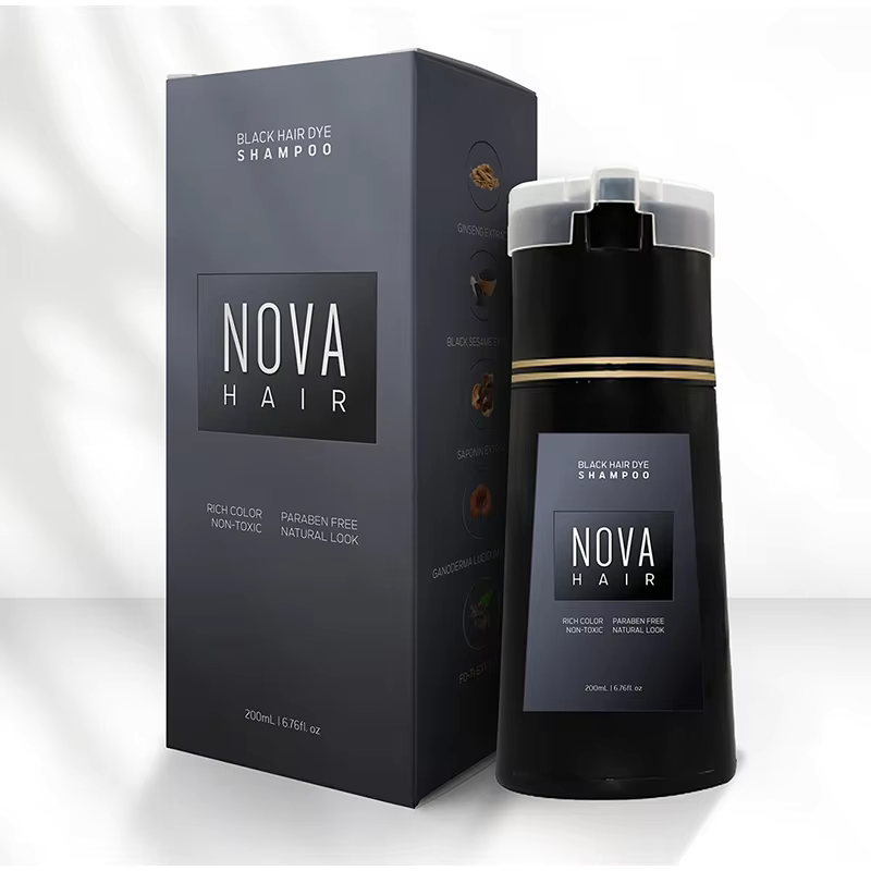 Șampon pentru colorarea părului ColorGlow — acoperire instantanee a firelor albe și intensificarea culorii