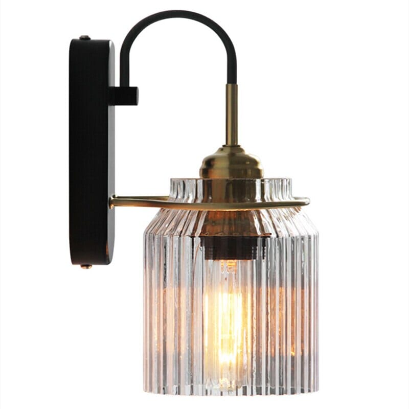 LumiNest Glass Wall Light Nordic Minimalist Lamp Design
