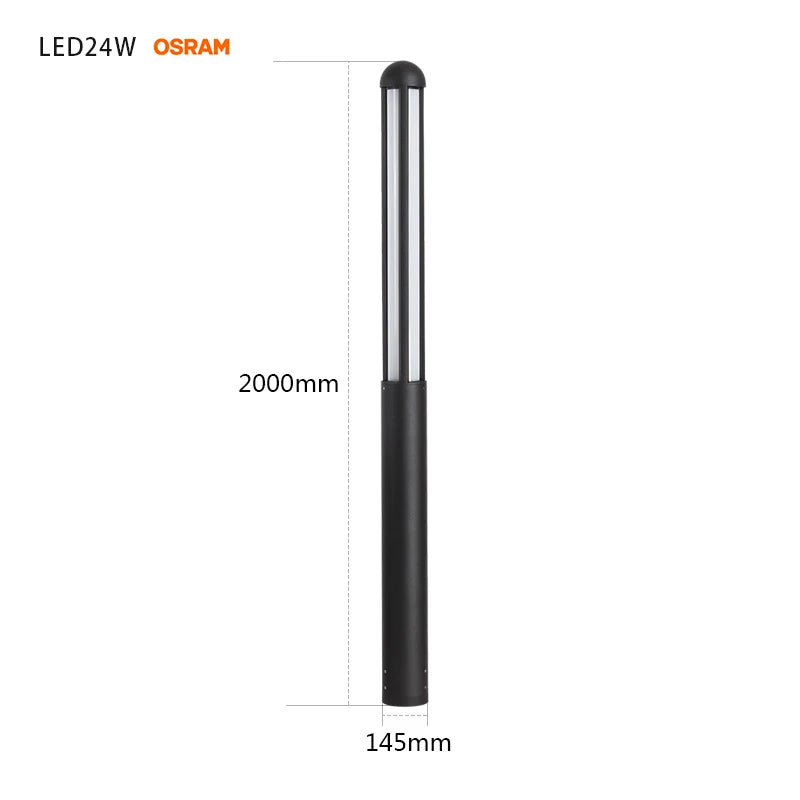 Nexa IP54 Waterproof LED Courtyard Lamp With Acrylic Shade