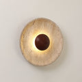 Aveny Sun Travertine Wall Lamp | ventumra