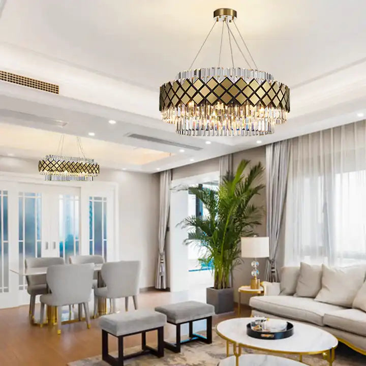 Aurelia Glass Pendant Light in Modern Luxury Glow Finish