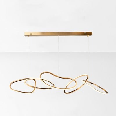 Nordic Irregular Luxury Modern Pendant Light Fixture For Contemporary Interiors