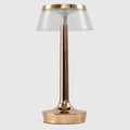LuxeAura Crystal Touch Table Lamp With Rechargeable Glow