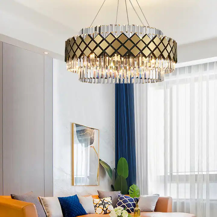 Aurelia Glass Pendant Light in Modern Luxury Glow Finish