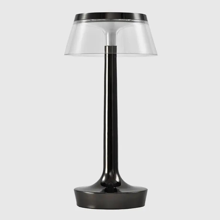 LuxeAura Crystal Touch Table Lamp With Rechargeable Glow
