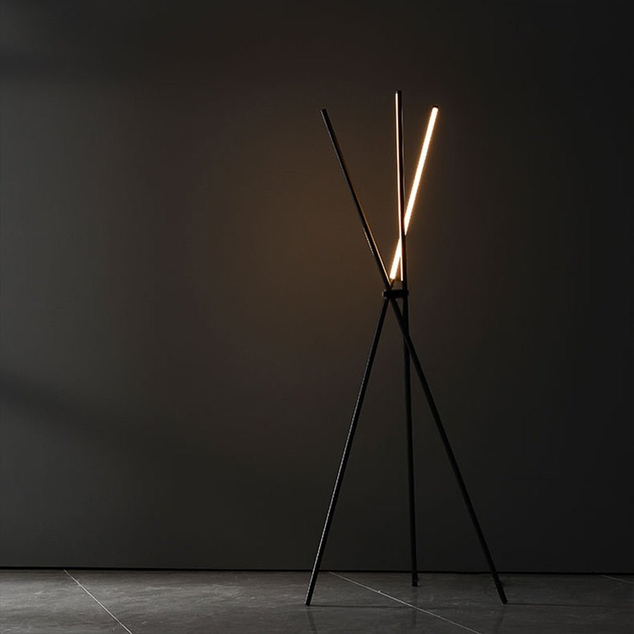 NexaStix LED Floor Lamp With Three Sticks Modern Minimalist