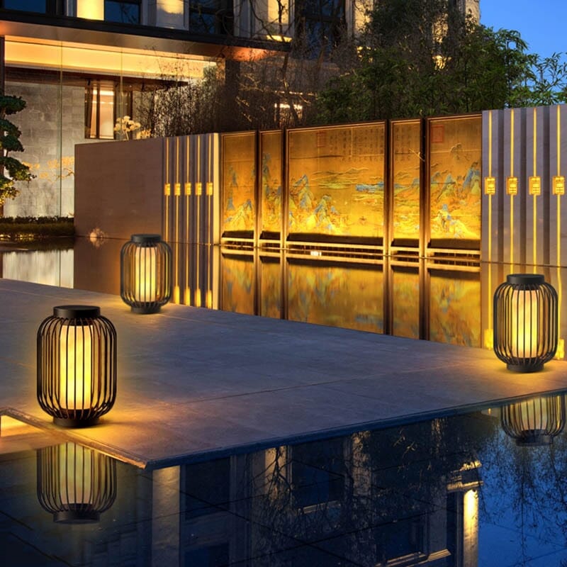 Lunara Cage Outdoor Lamps Waterproof Weatherproof Lighting