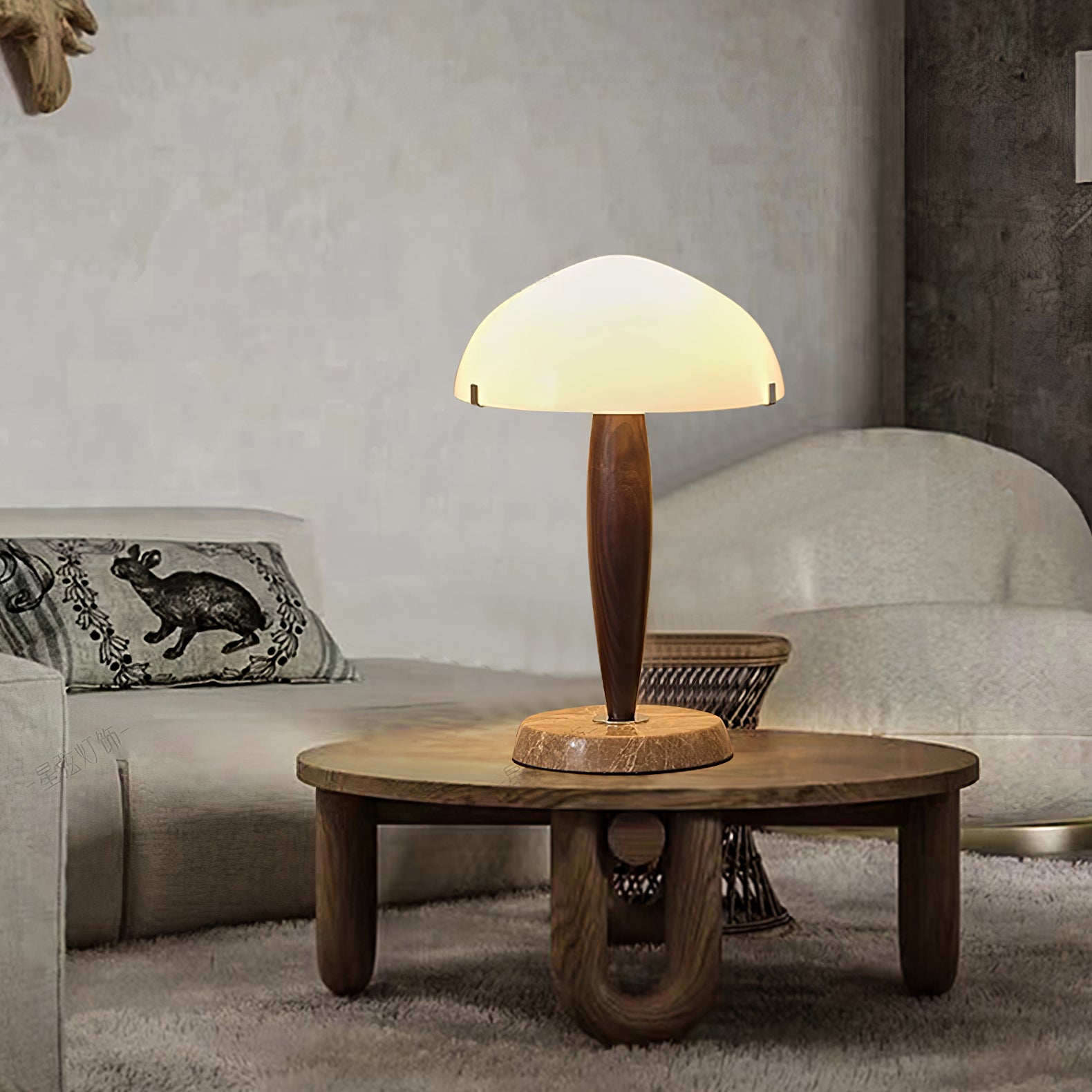 Solara Glow Table Lamp for Warm Living Room Ambience