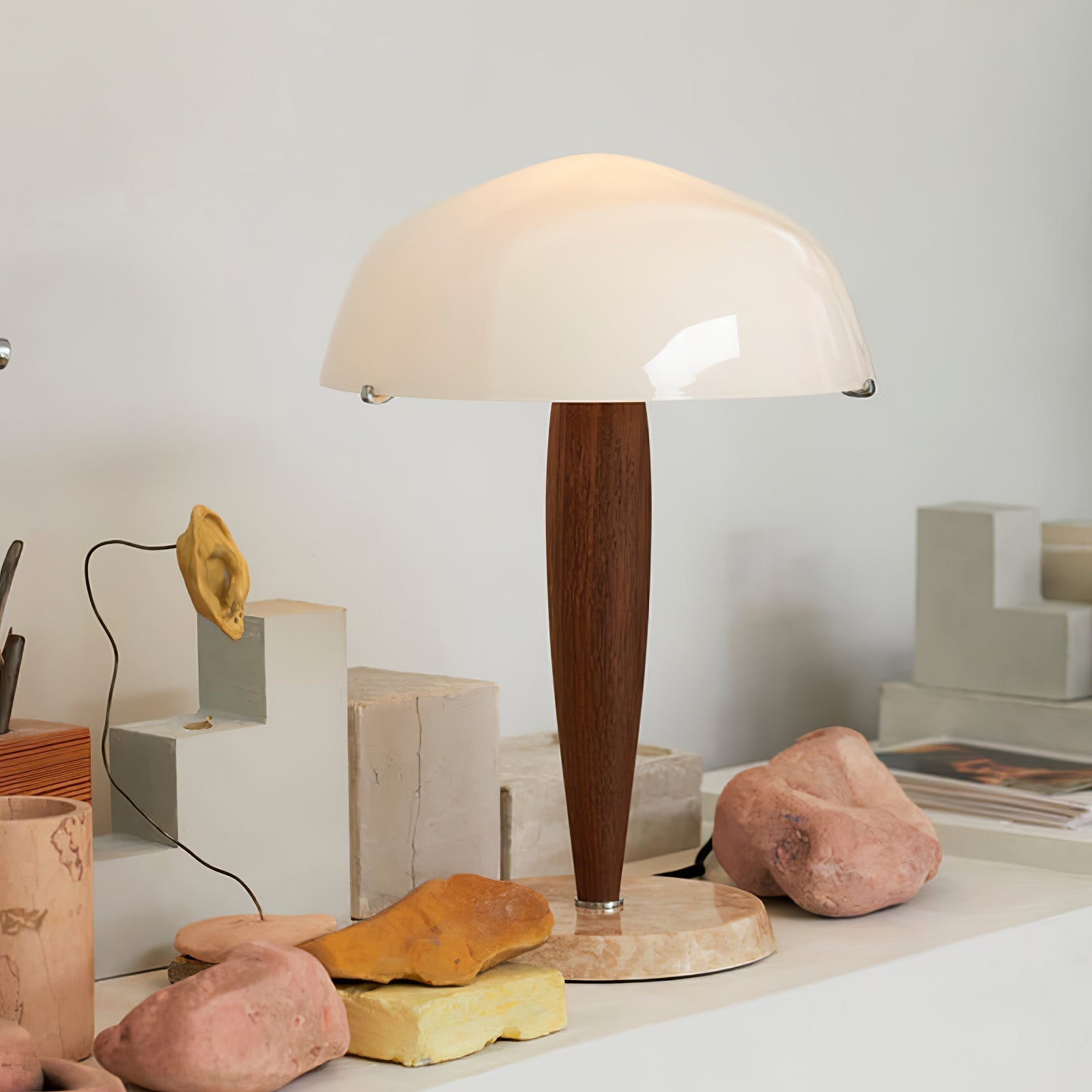 Solara Glow Table Lamp for Warm Living Room Ambience