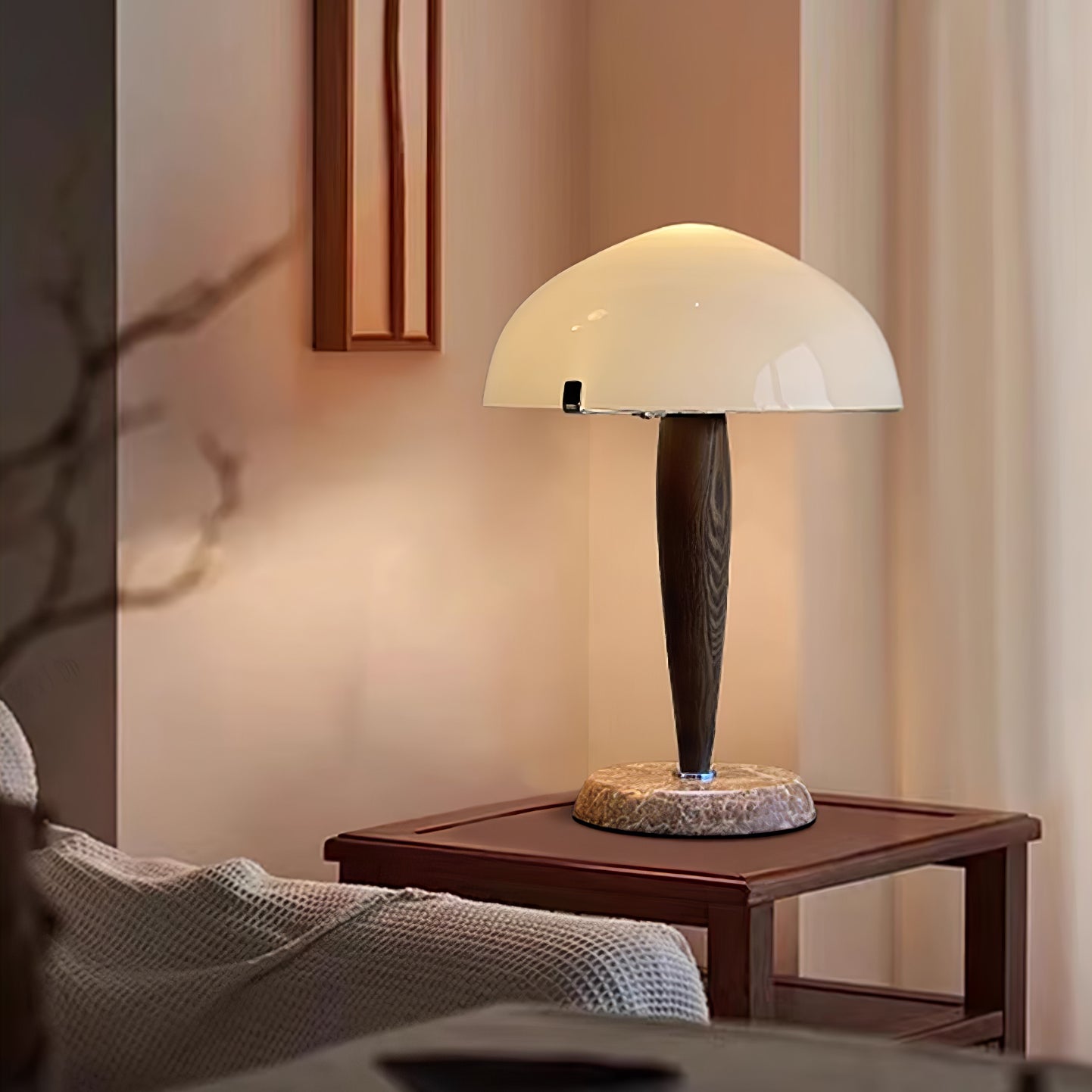 Solara Glow Table Lamp for Warm Living Room Ambience