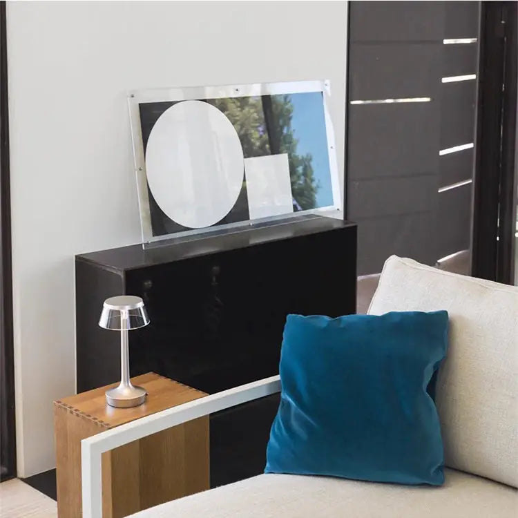 LuxeAura Crystal Touch Table Lamp With Rechargeable Glow