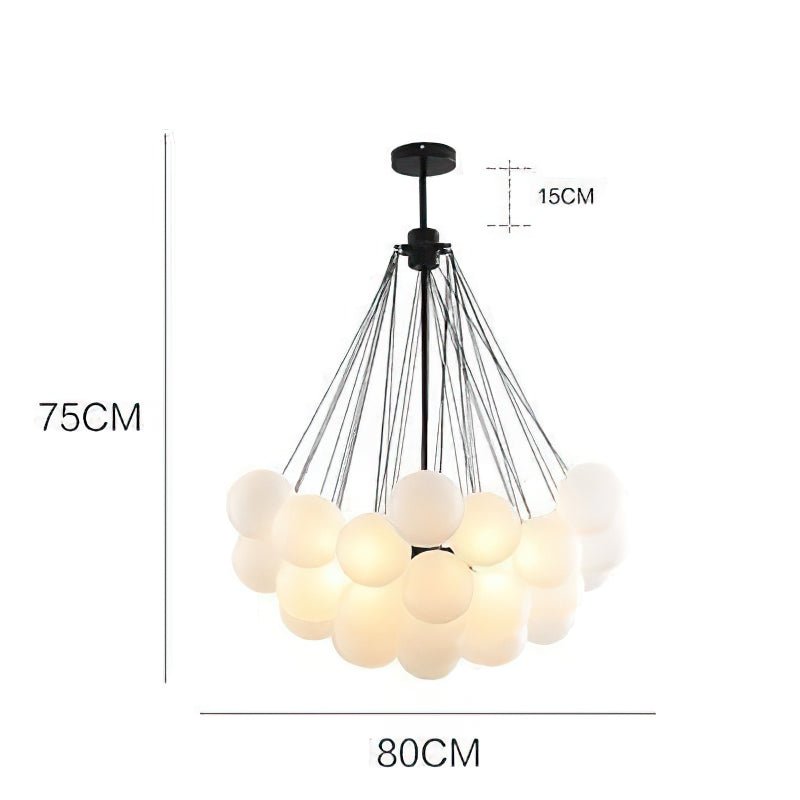Aurelium Premium Pendant Light With Frosted Glass Globes